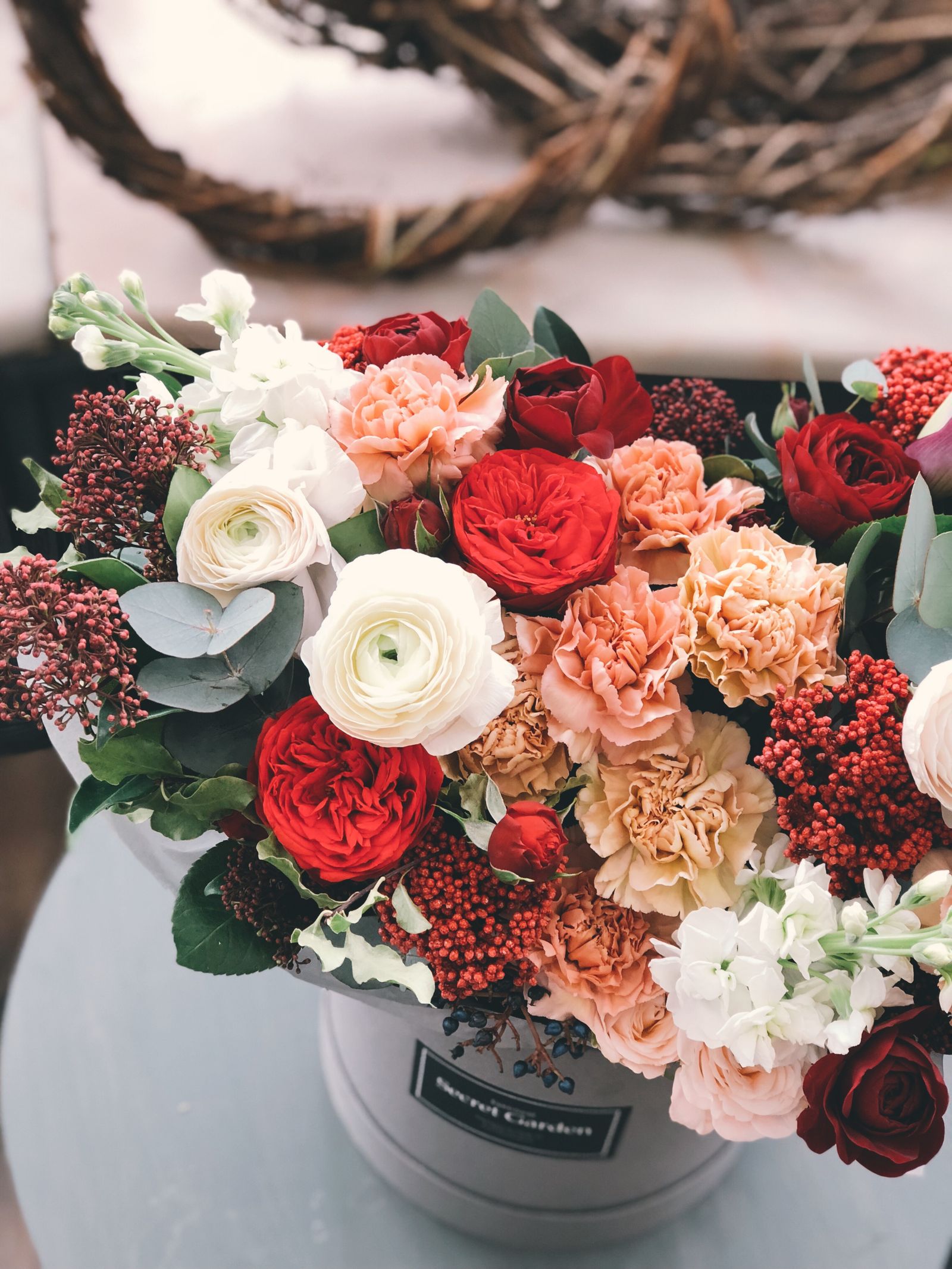 Fresh flowers from the morning market